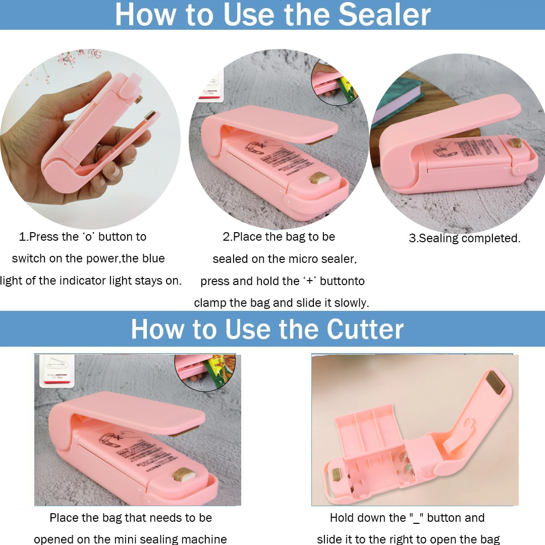 Mini Plastic Bag Sealer detailed specs image