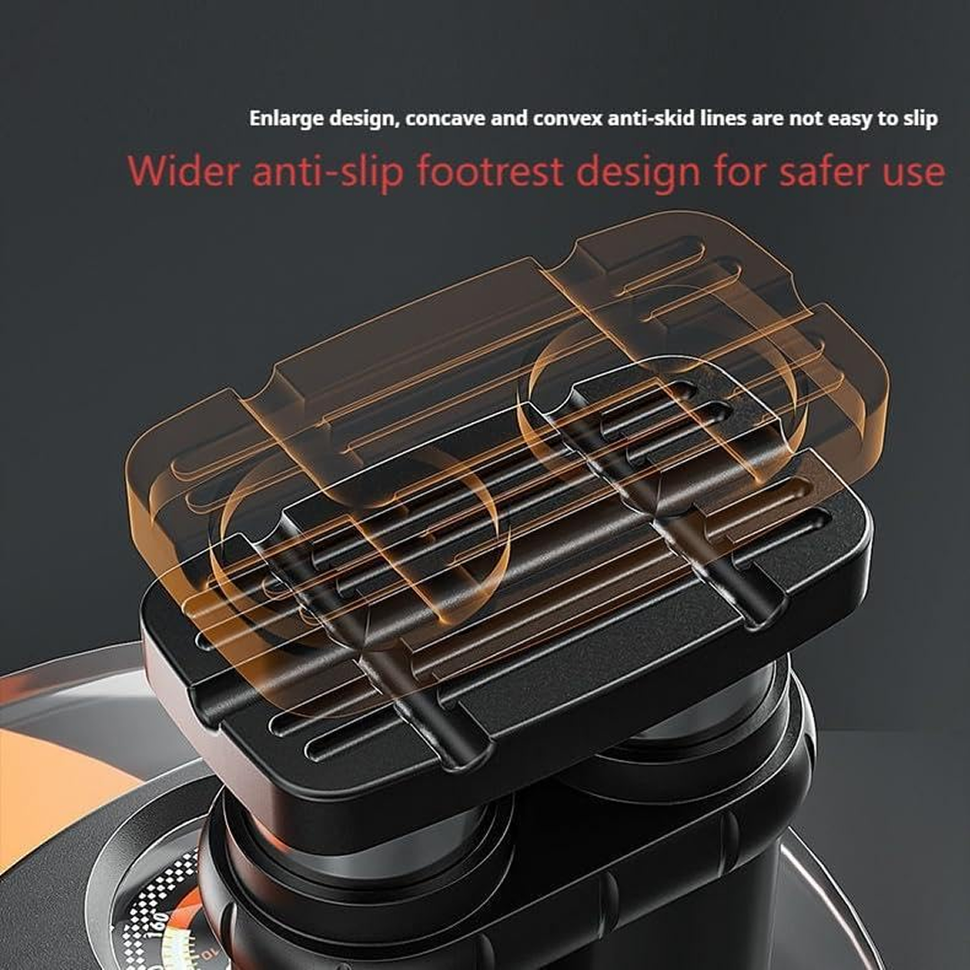 Mini foot pump with adapters for bike and car