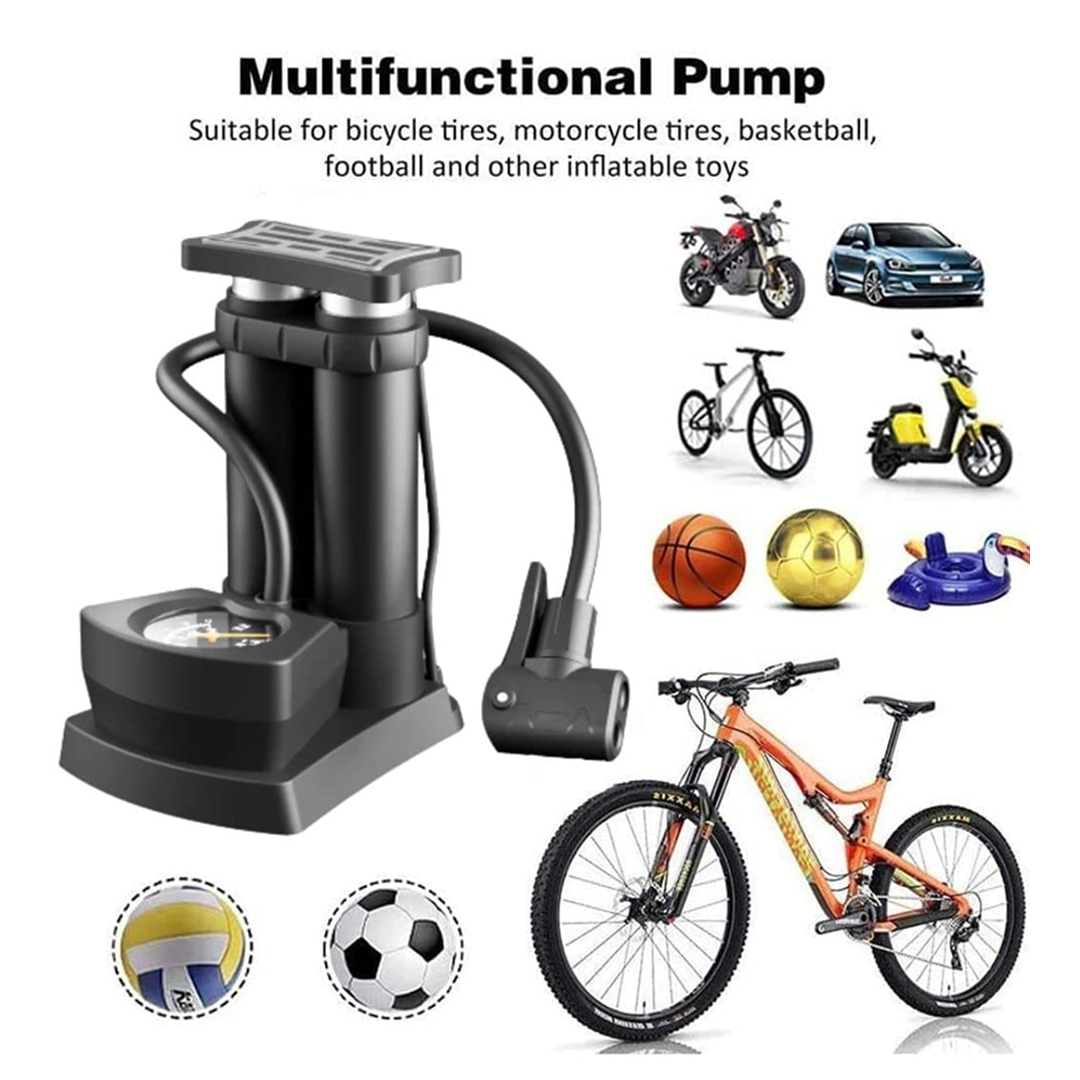 Safora portable mini bike pump front view