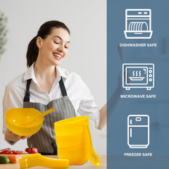 Soup bowl with spoon set product image graphic