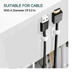 Cable clip used to hold wires neatly
