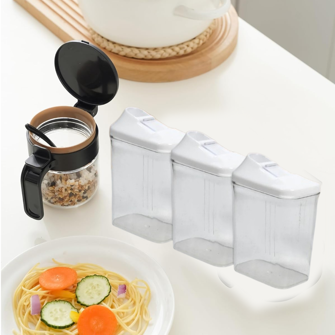 Stacking capability of storage jars shown