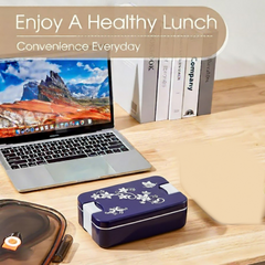 Lunch Box opened showing food storage
