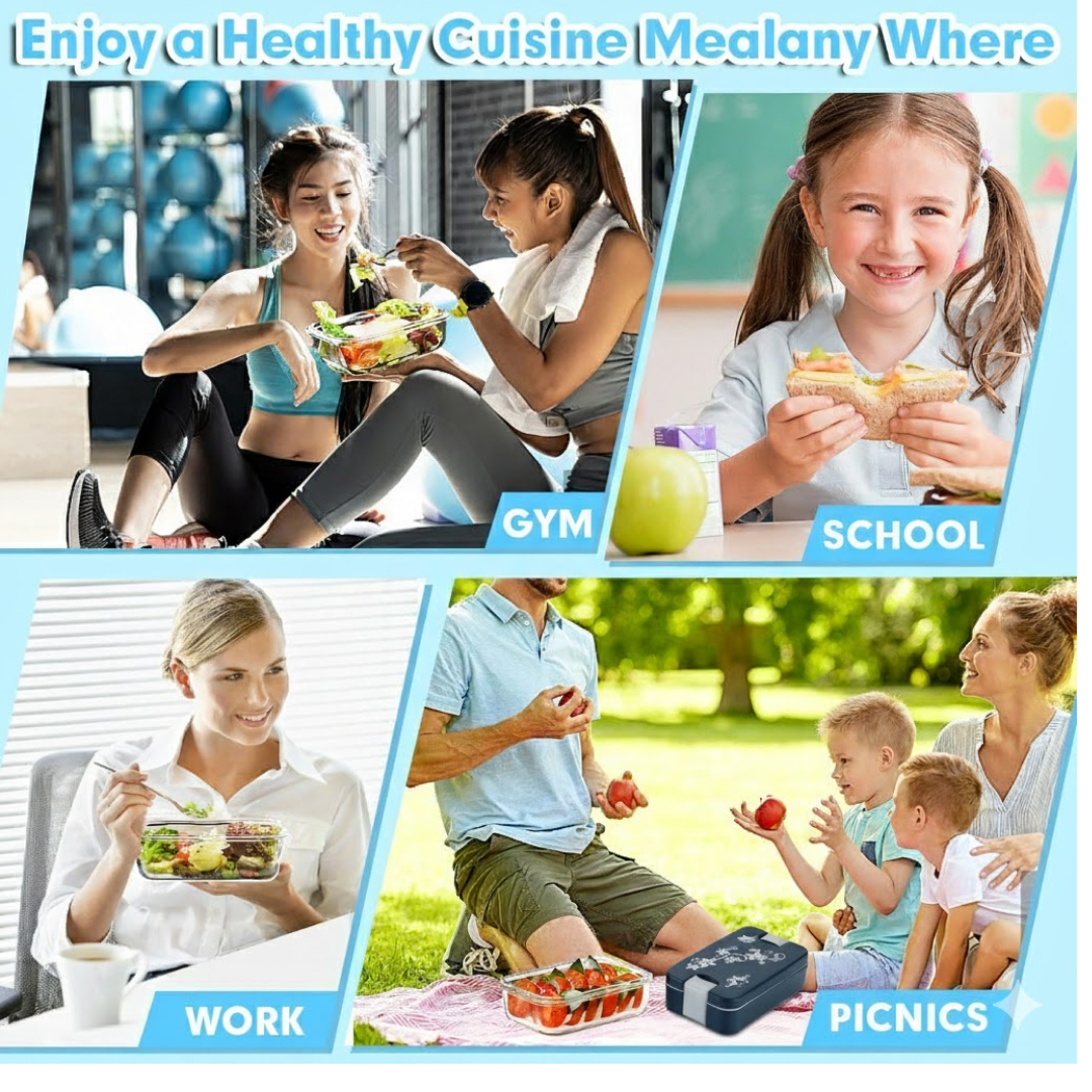 Lunch Box compact size fitting in bag