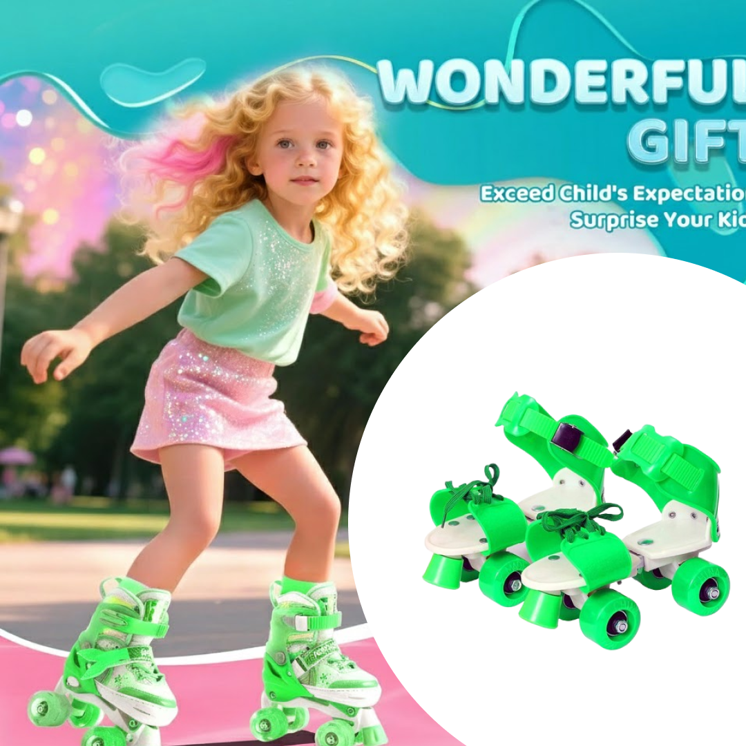 Kids Roller Skates â€“ Adjustable & Comfortable Skating Shoes (Pair of 1)