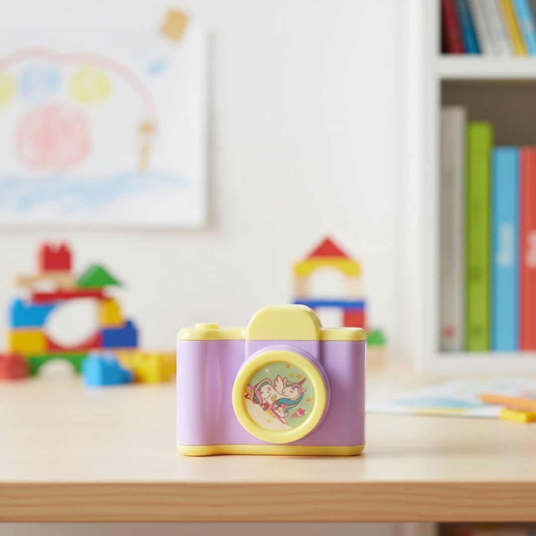 Camera Shape Pencil Sharpener â€“ Stylish Lightweight Sharpener for Kids & Office