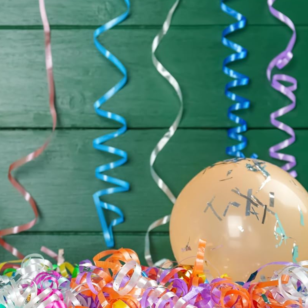 Party Decoration Silver Balloon Ribbon