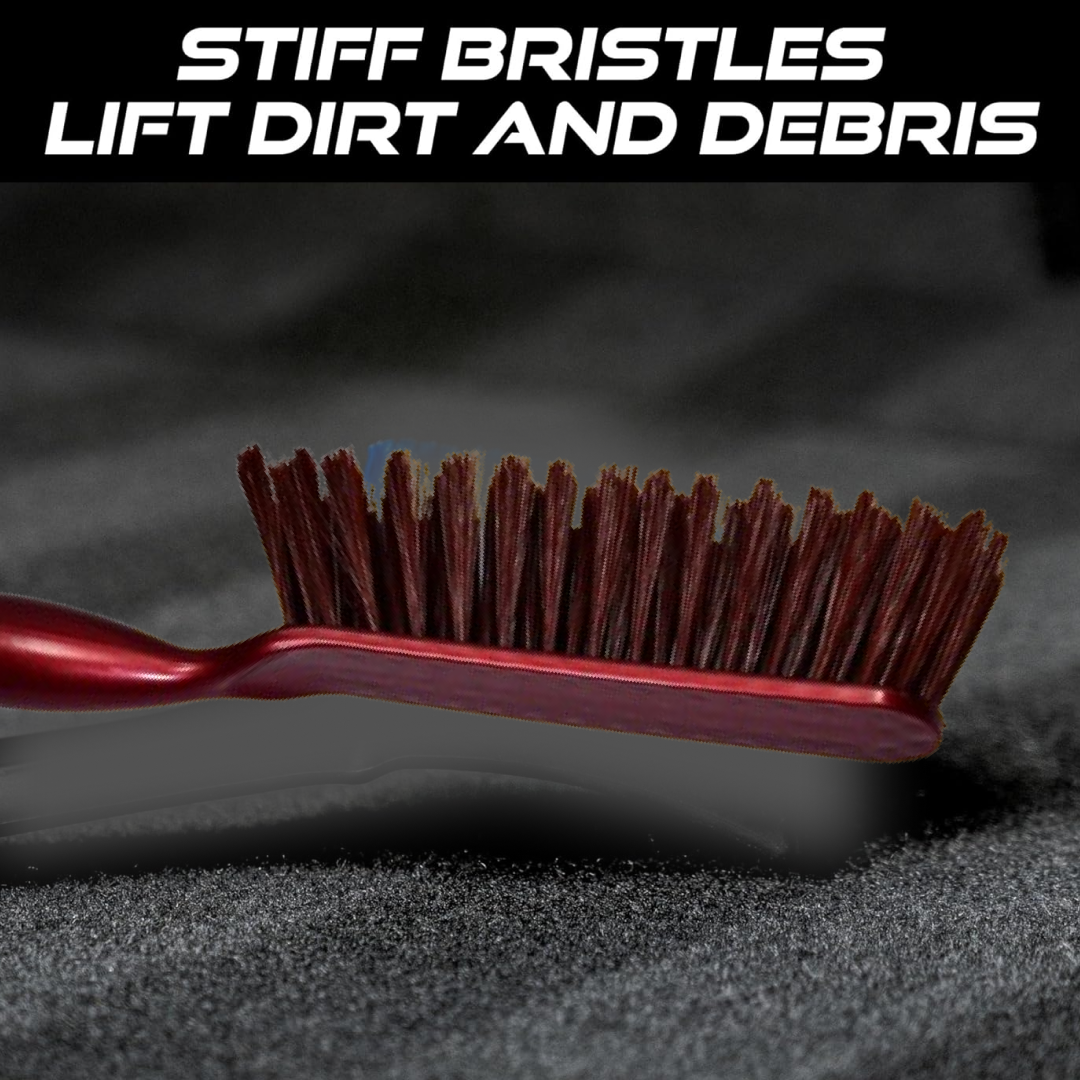 Hand holding Velvet Wipe cleaning duster brush