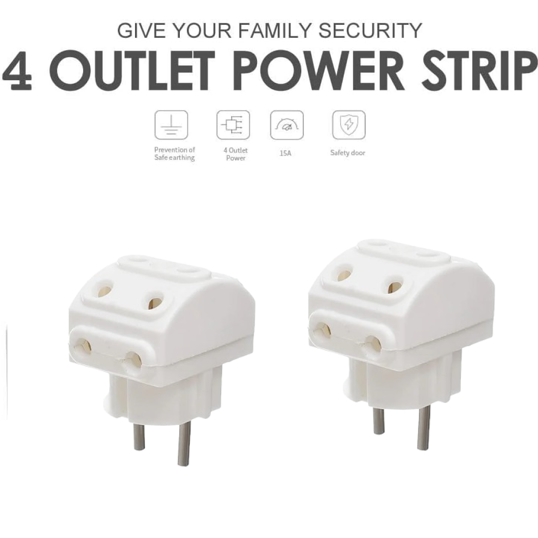 Tetherix multi-plug socket top view