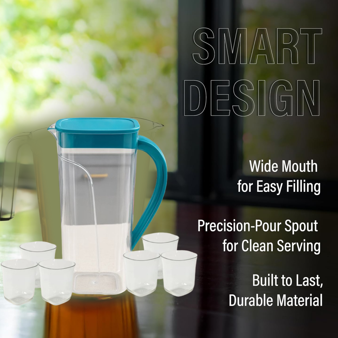 Supermom Marina Jug 6 Glass Set Packaging