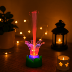 Colorful LED Candlelight with vibrant hues