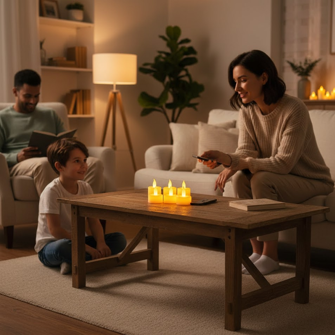 Decorative LED Flameless Candle Group Shot