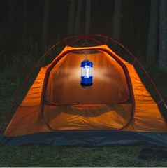 Camping lantern LED light close-up