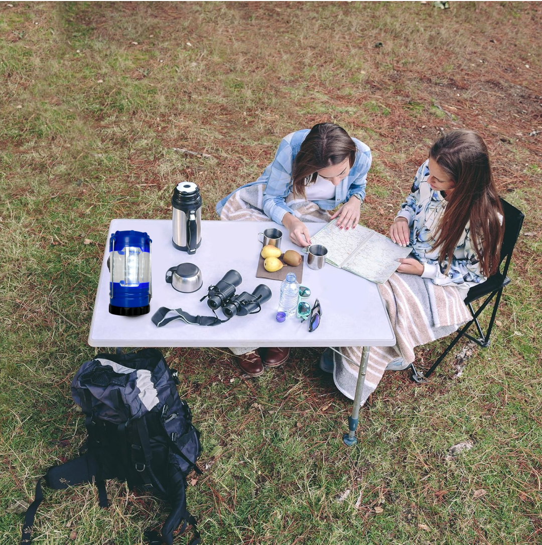 Water-resistant camping lantern for outdoor use