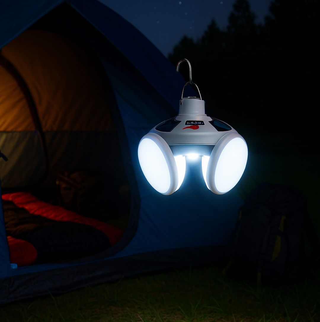 Solar Multi-Functional Emergency LED Camping Light