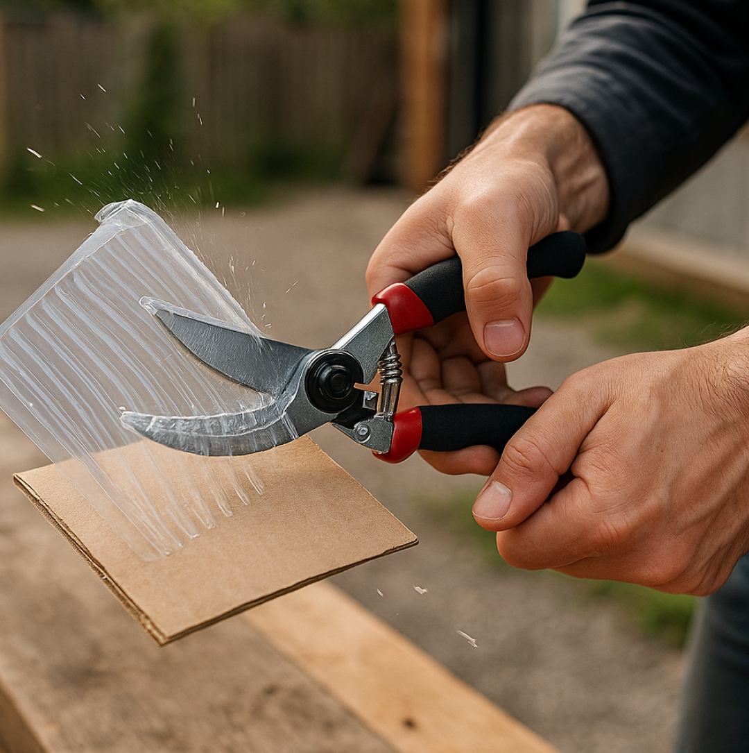 21cm Red Garden Shears - Sharp Pruner for Clean Cuts