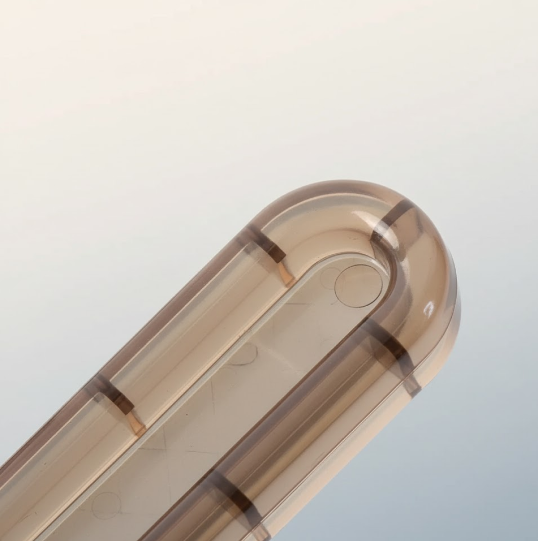 Stick on door handle with adhesive backing