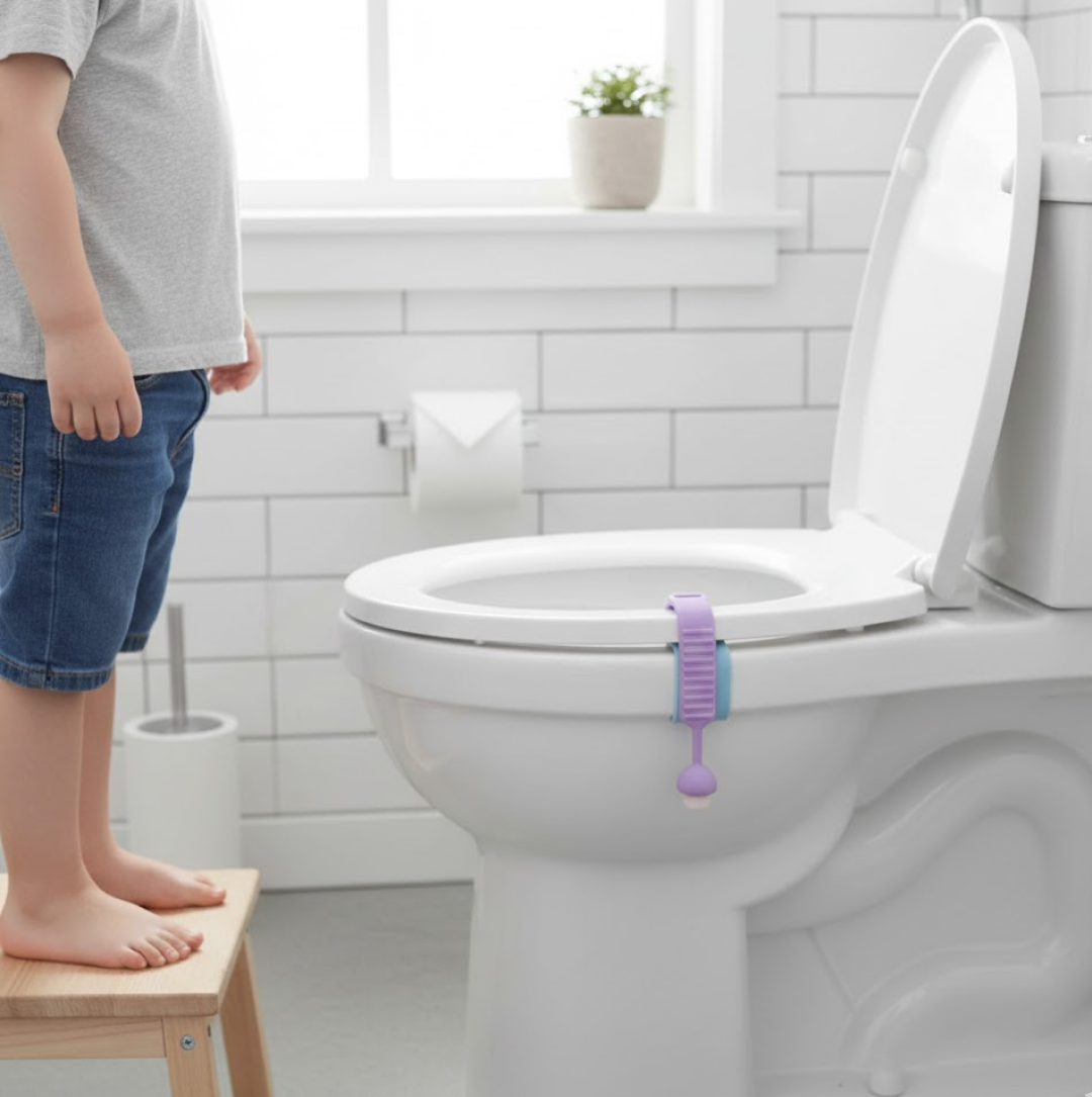 Instructions for installing silicone toilet seat lifter band