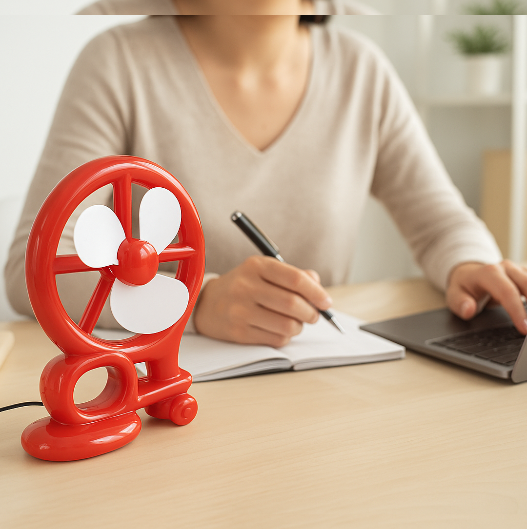 Mini desk USB fan