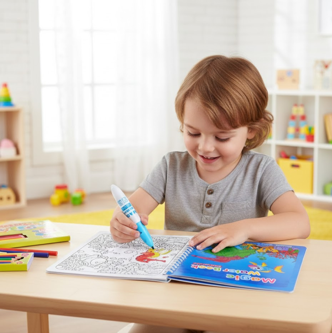 Magic Water Quick Dry Coloring Book additional image