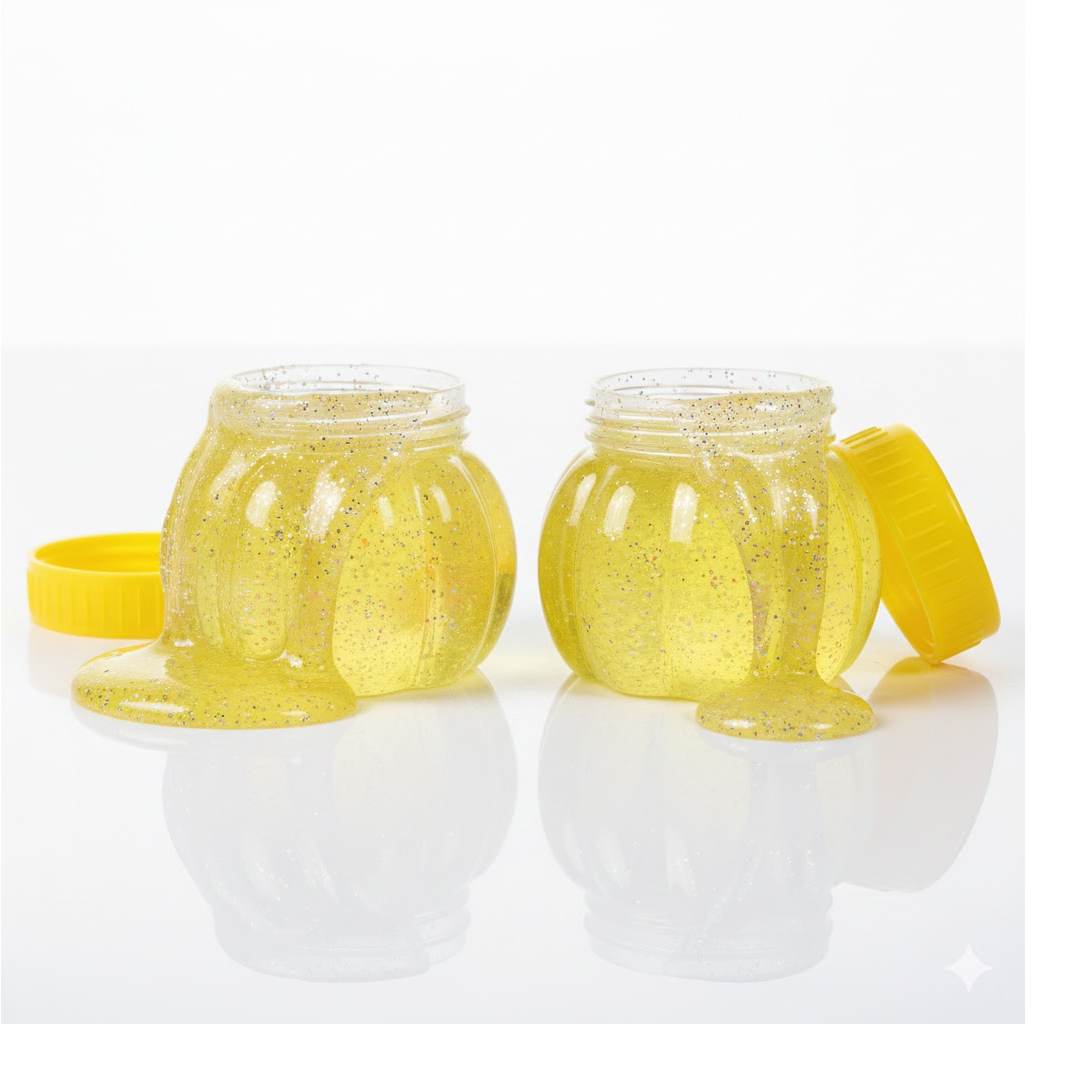 Soft Jar Slime Combo jars in assorted colors