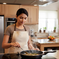 Durability and coating details of fry pan