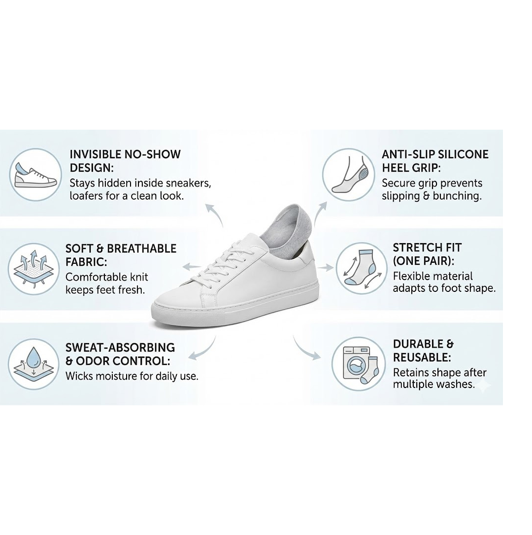 Sock elasticity and stretch demonstration