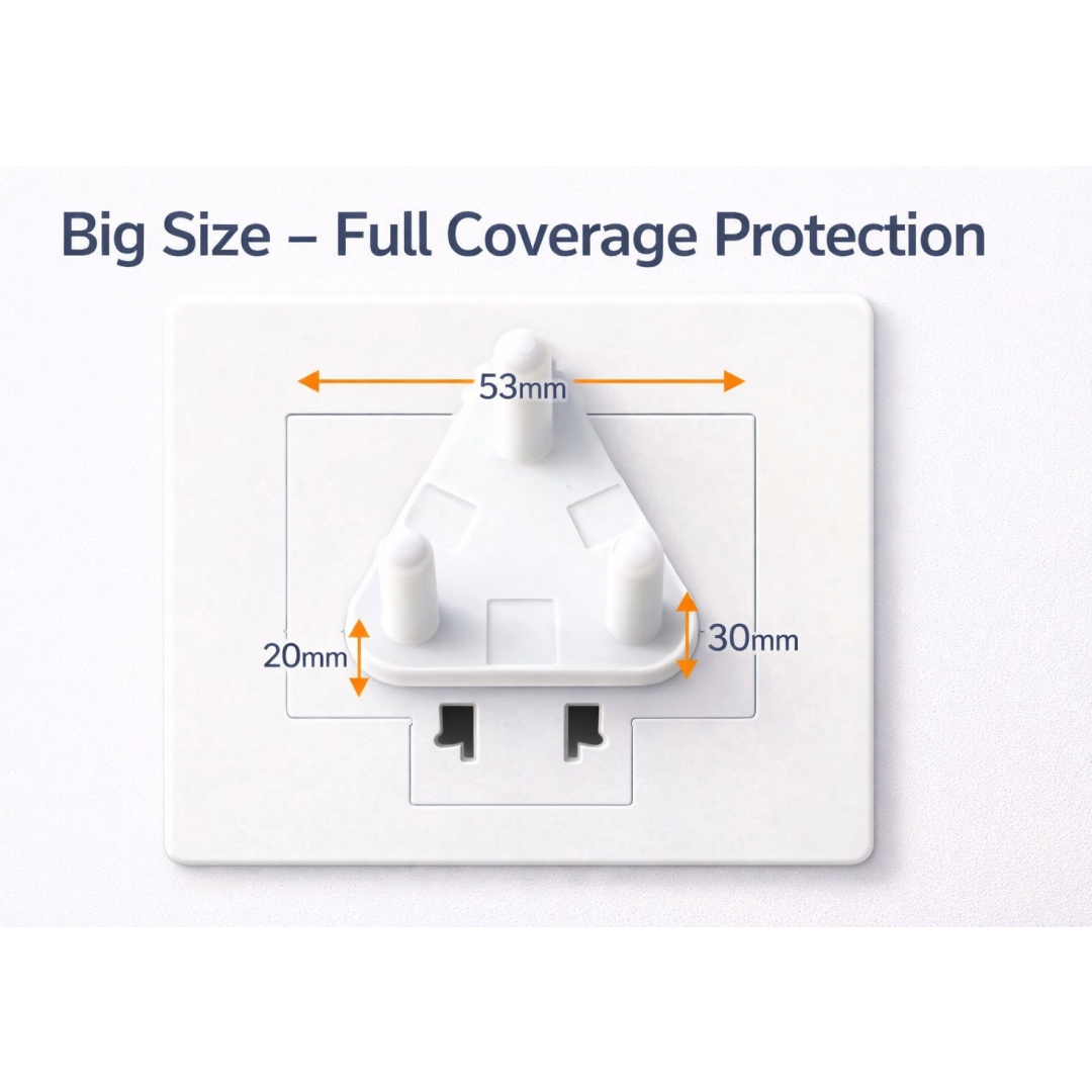 Durable ABS plastic baby safety socket cover