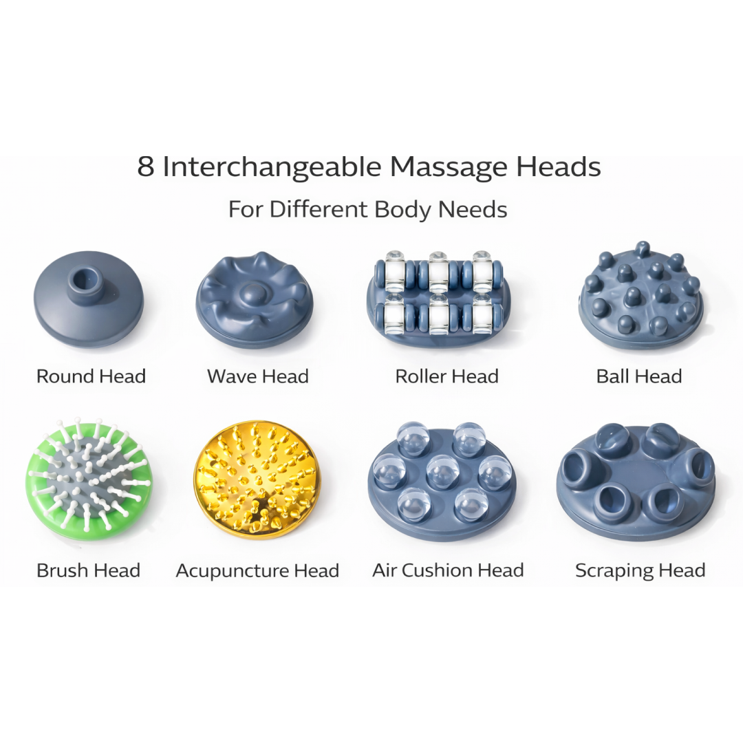 Massager designed for fat removal on abdomen