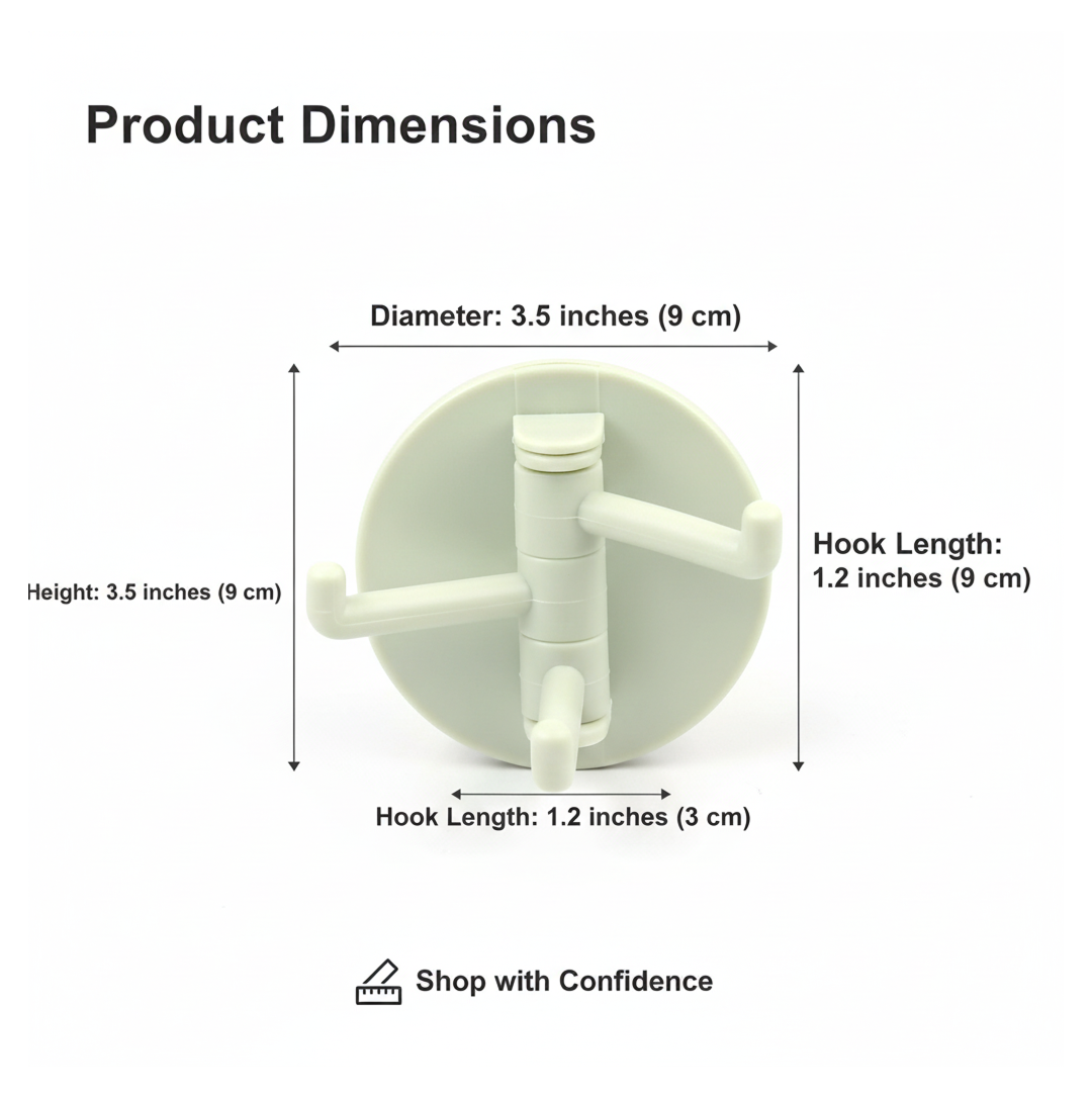 Sticky hook adhesive back detail