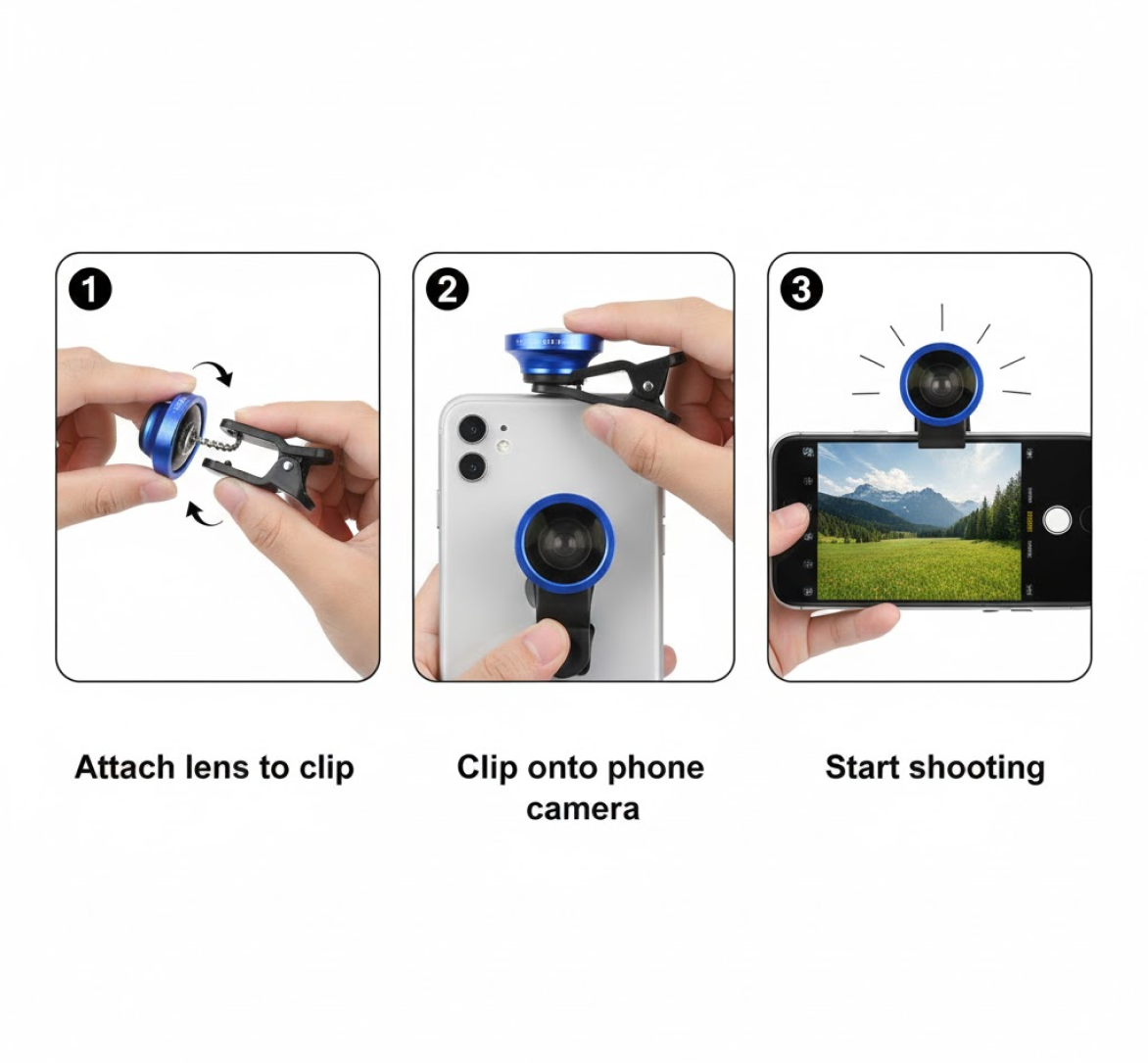 Wide-Angle Lens on Smartphone View 1