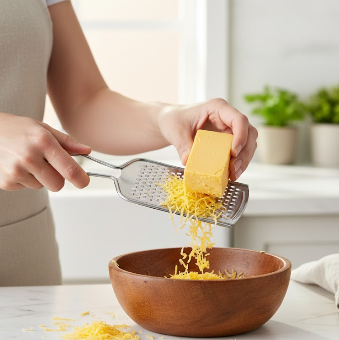 Close-up of 4-in-1 kitchen tool set components