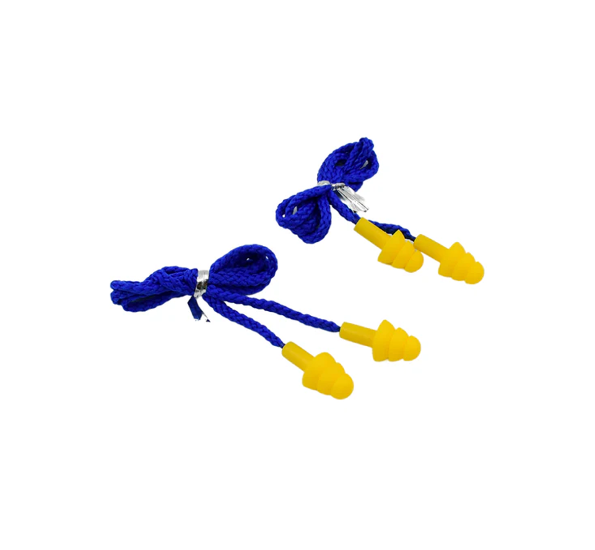 Soft Silicone Ear Plugs - Christmas Tree Shape, 2 Pc Set