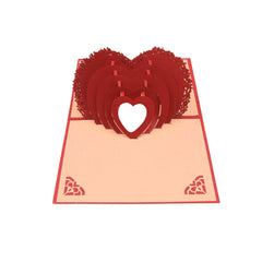 3D -Up Greeting Card (1 Pc): Birthday, Love, Christmas