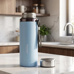 Gym Water Bottle 800 ML Vacuum Insulated Stainless Steel Flask (1 Pc)