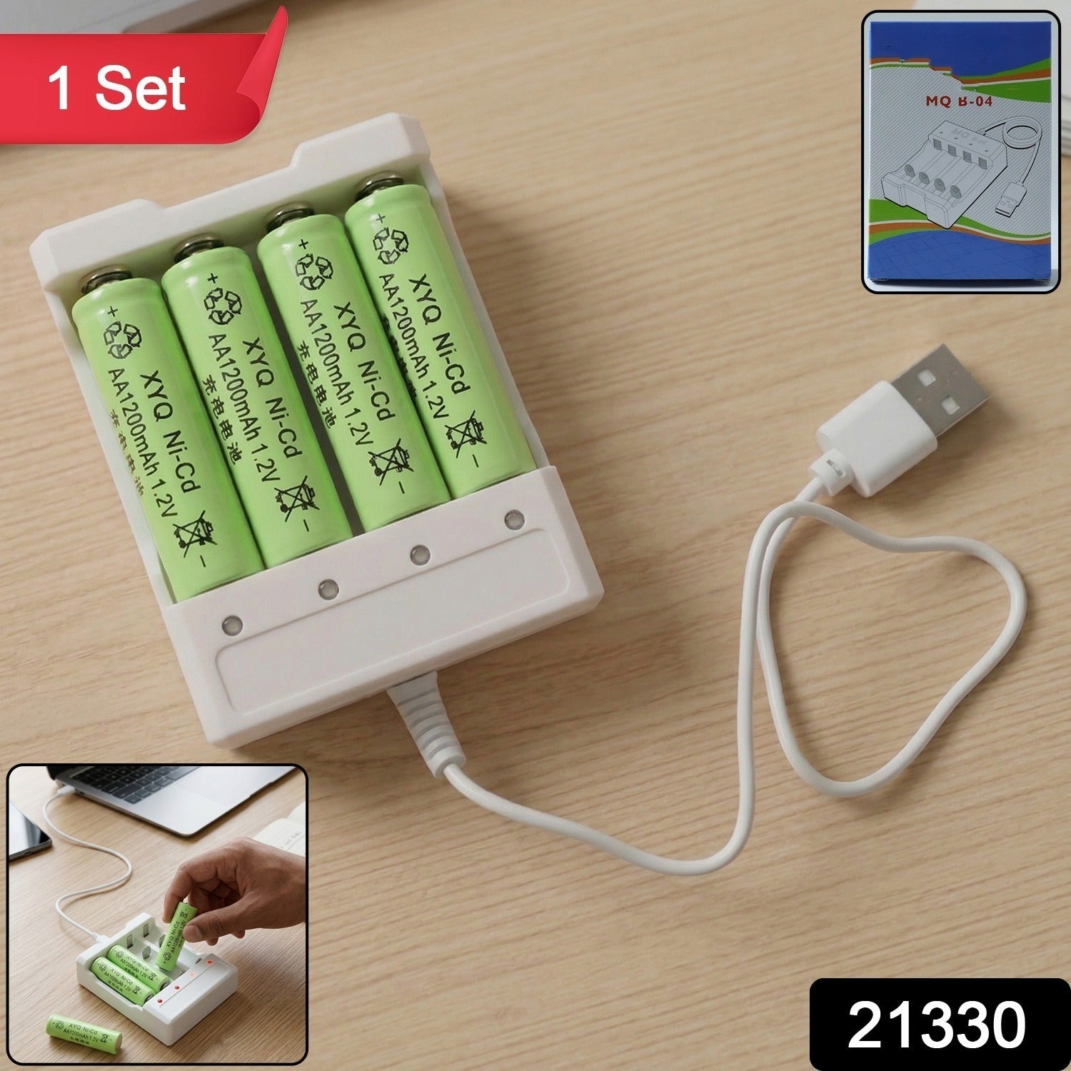 AA Battery Charger Set