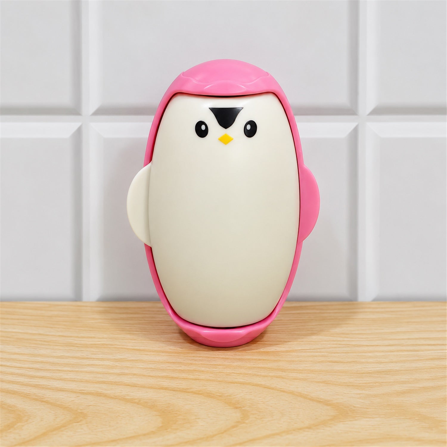 Pink Penguin Reusable Lint Roller