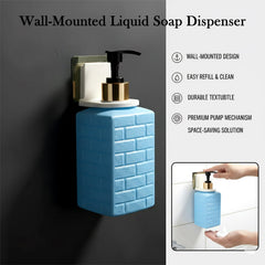 Packaged liquid soap dispenser set