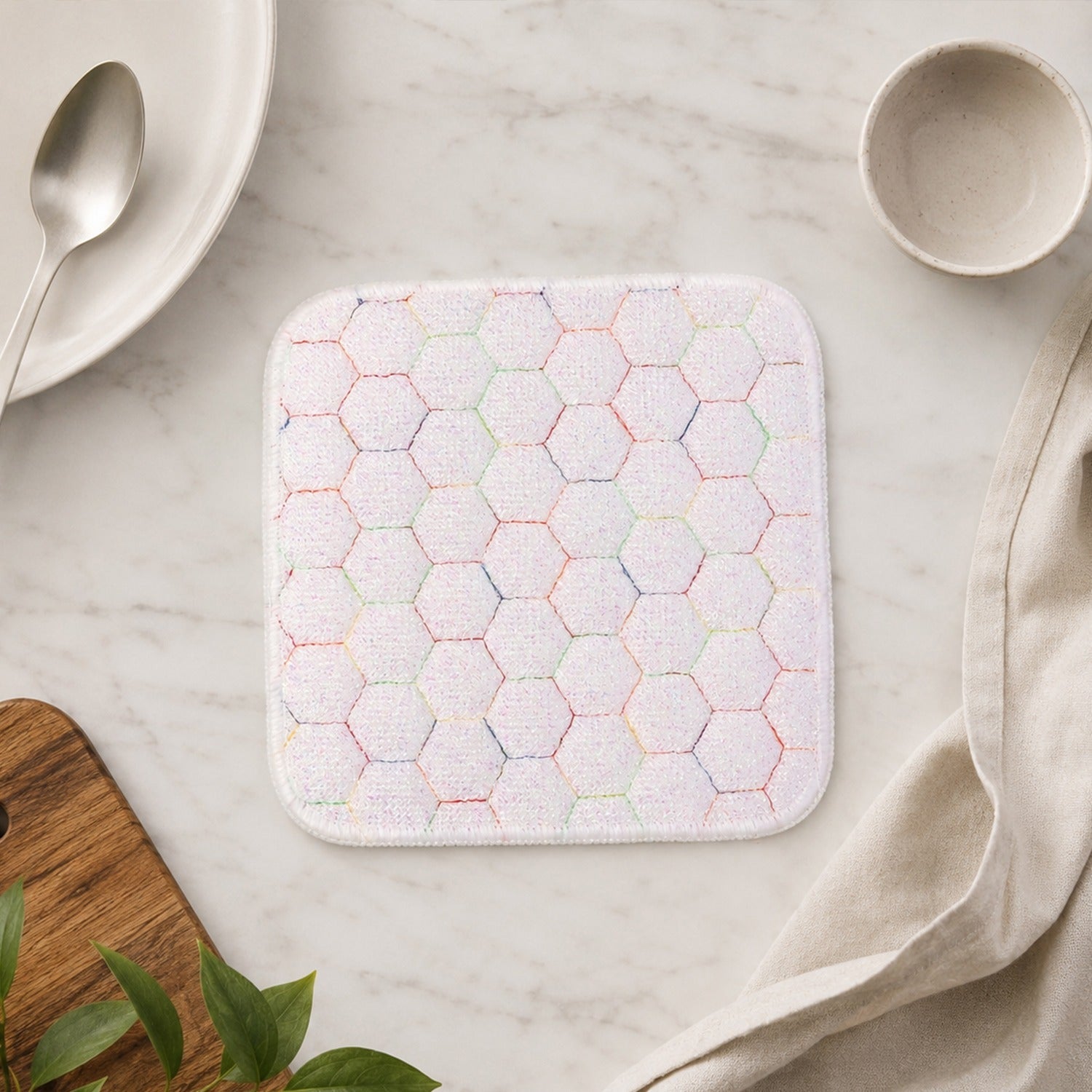 Kitchen scrubber pad design