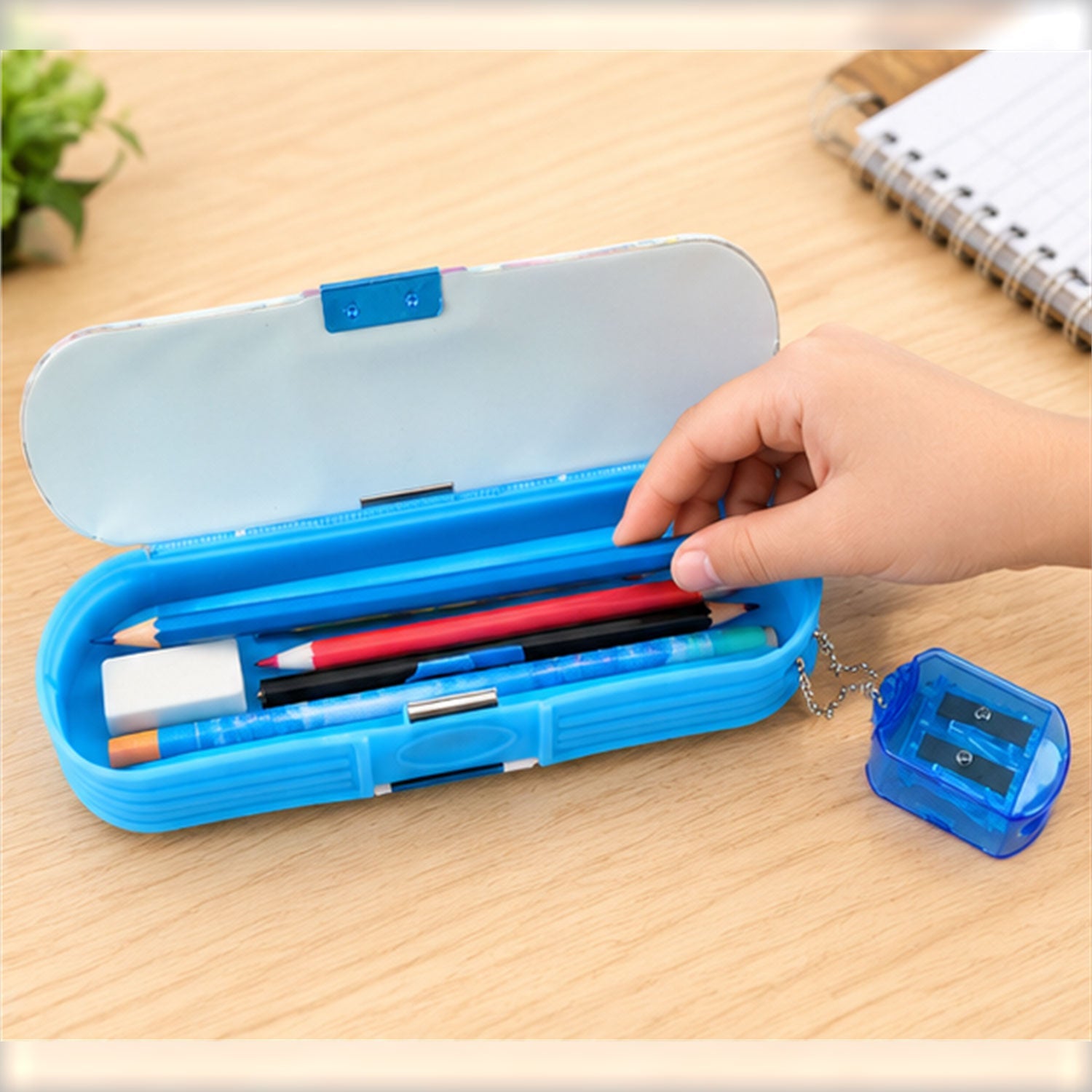 Snap Lid School Pencil Box