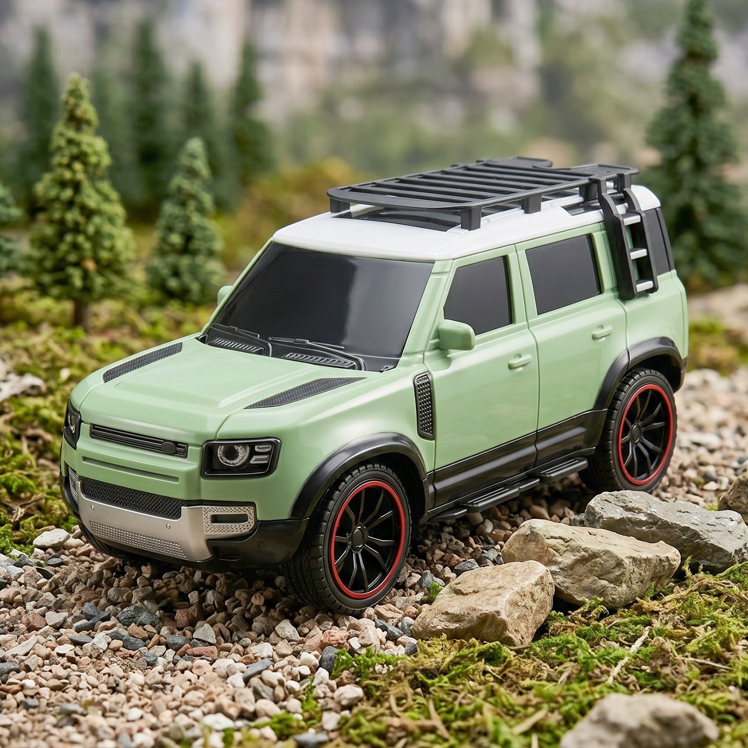 Remote car wheels detail