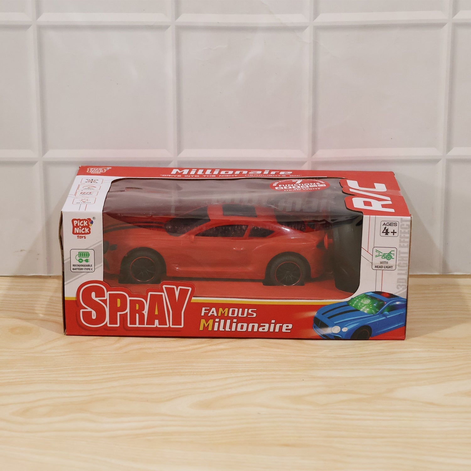 Sports car toy gift box