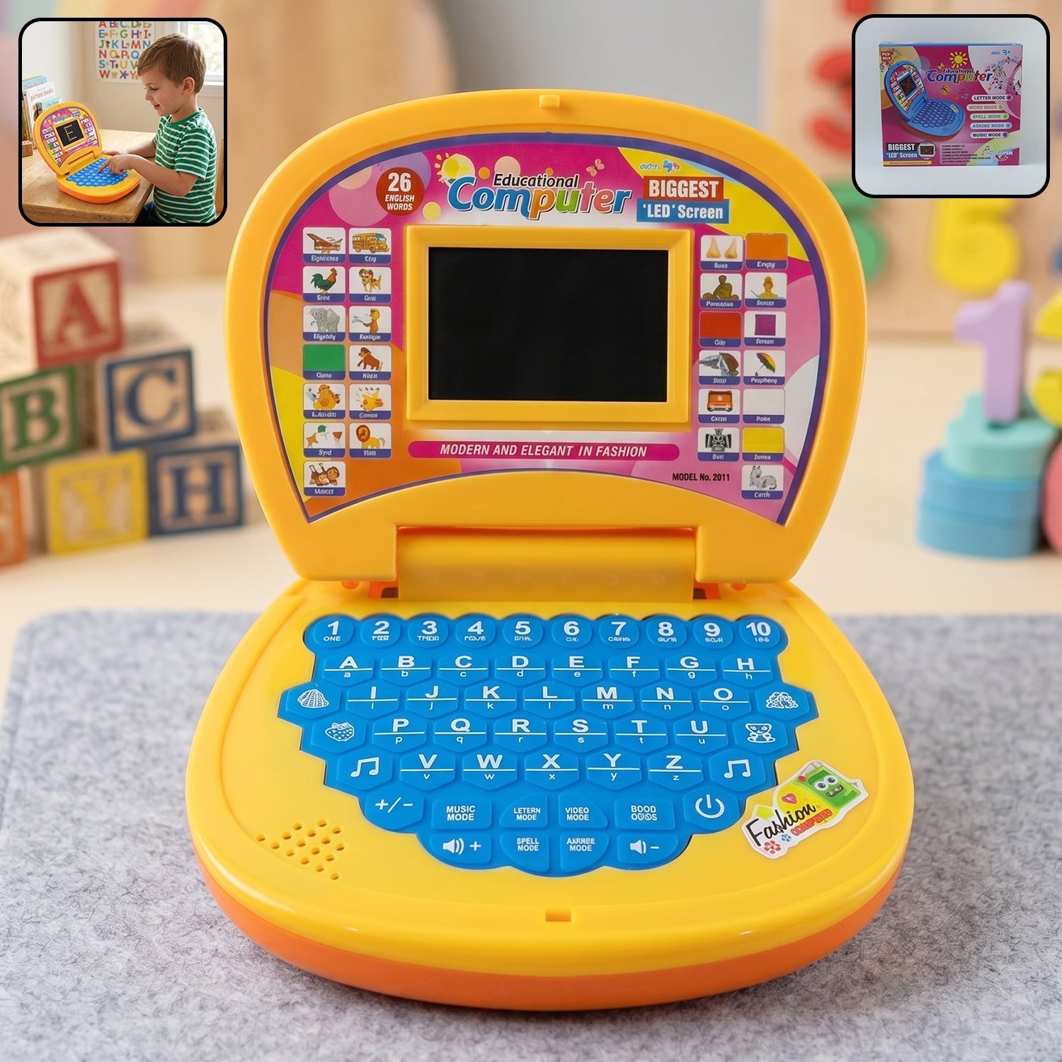 Kids educational laptop learning toy
