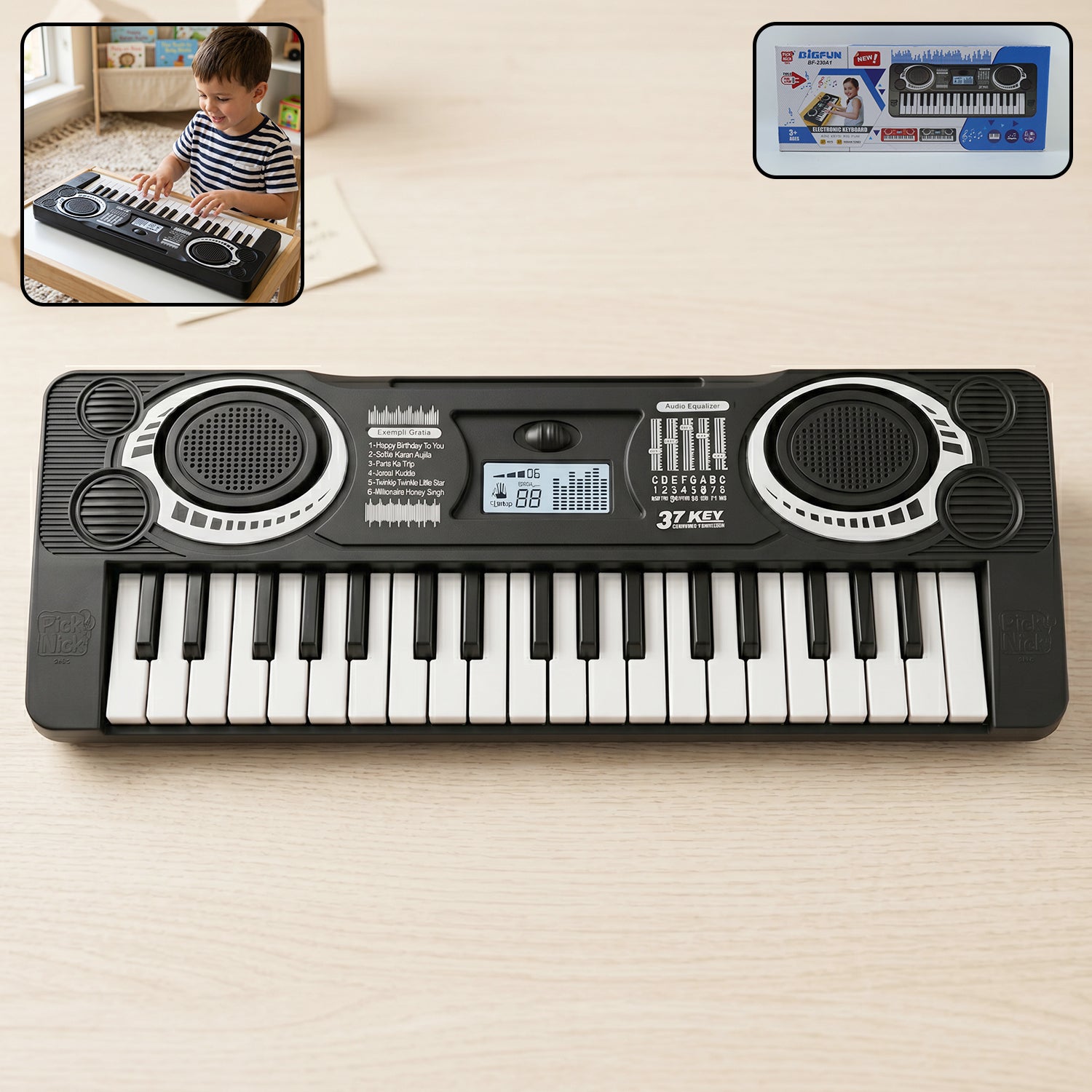 Electronic musical keyboard toy kids