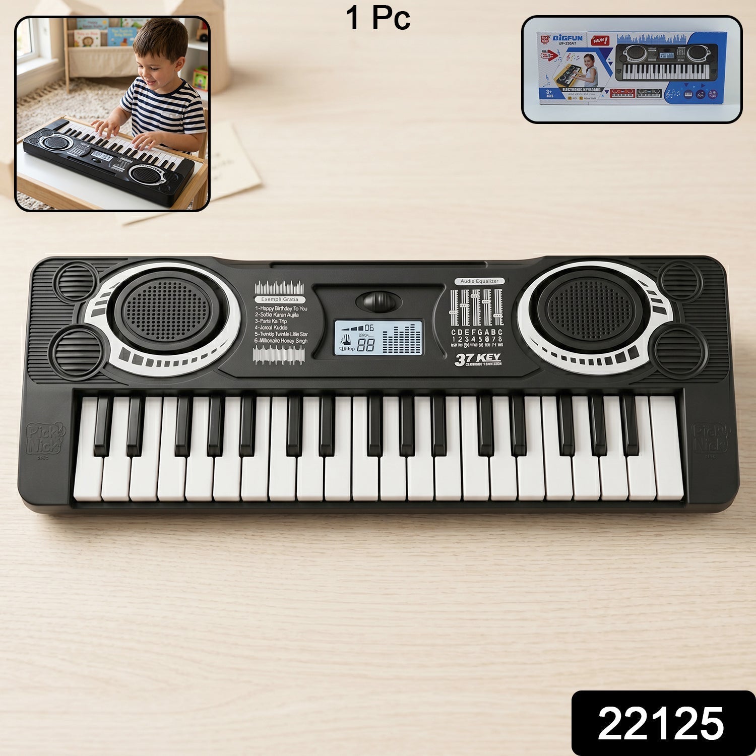 Mini piano keyboard toy pack