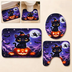Anti slip absorbent bath rugs