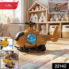 Helicopter toy packaged box