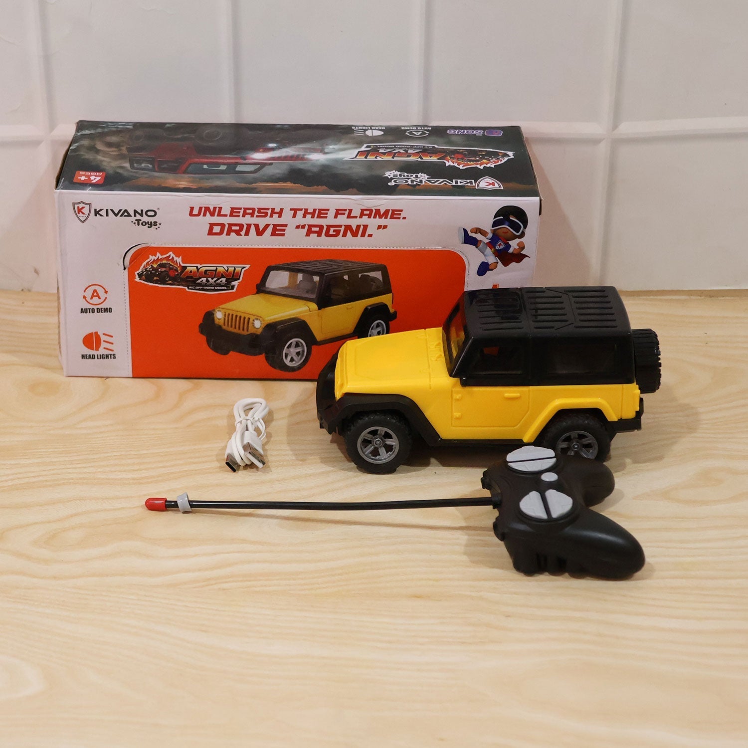 RC off road jeep used for daily indoor and outdoor play