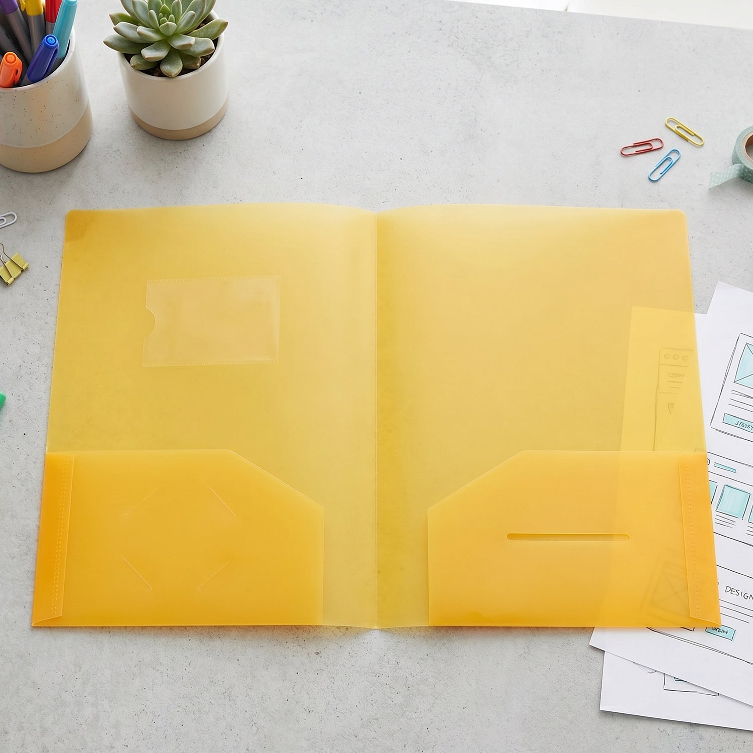 Document folder office use