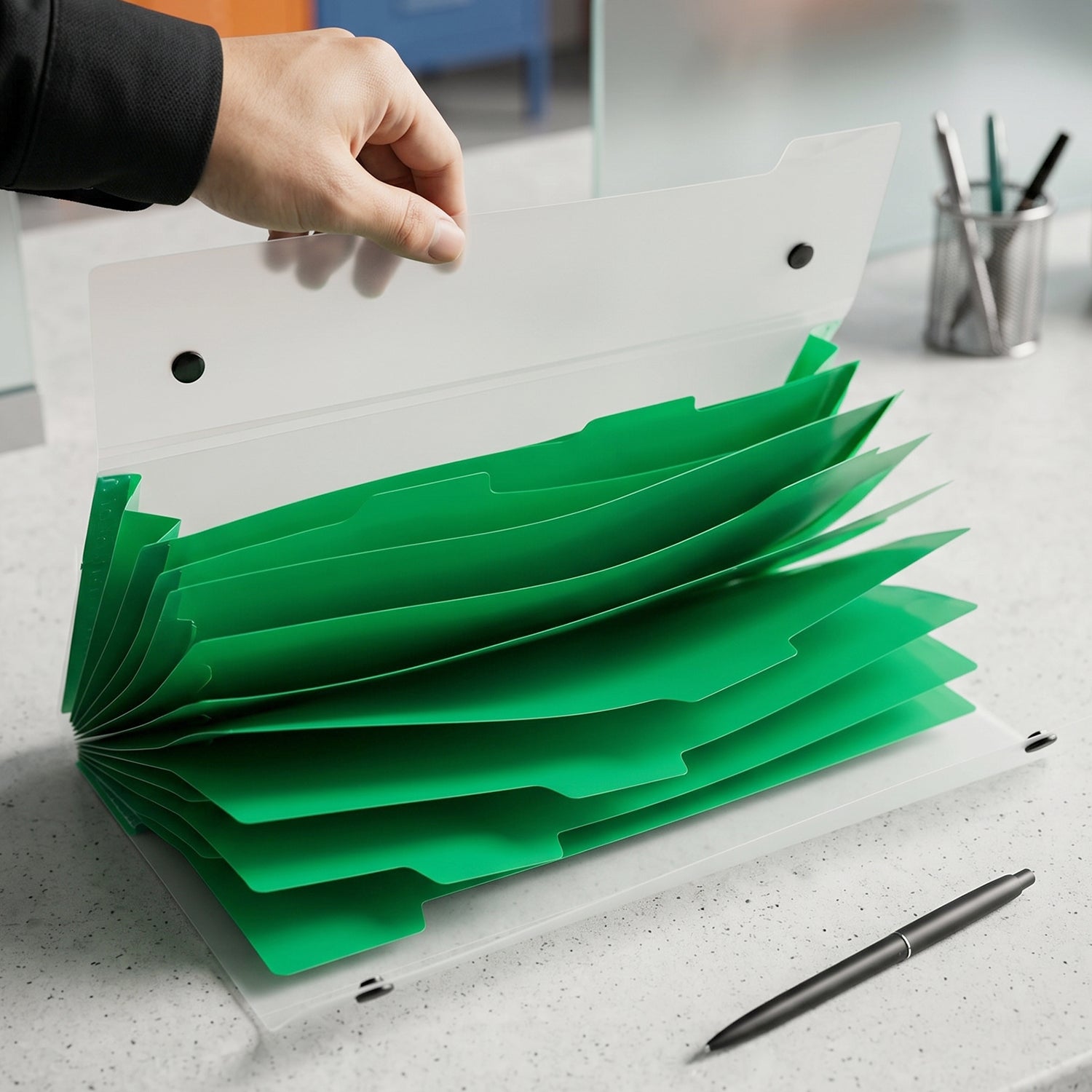 Pocket folder office use